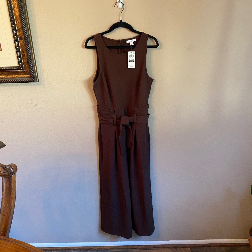 Bar III Brown Jumpsuit Petite Small